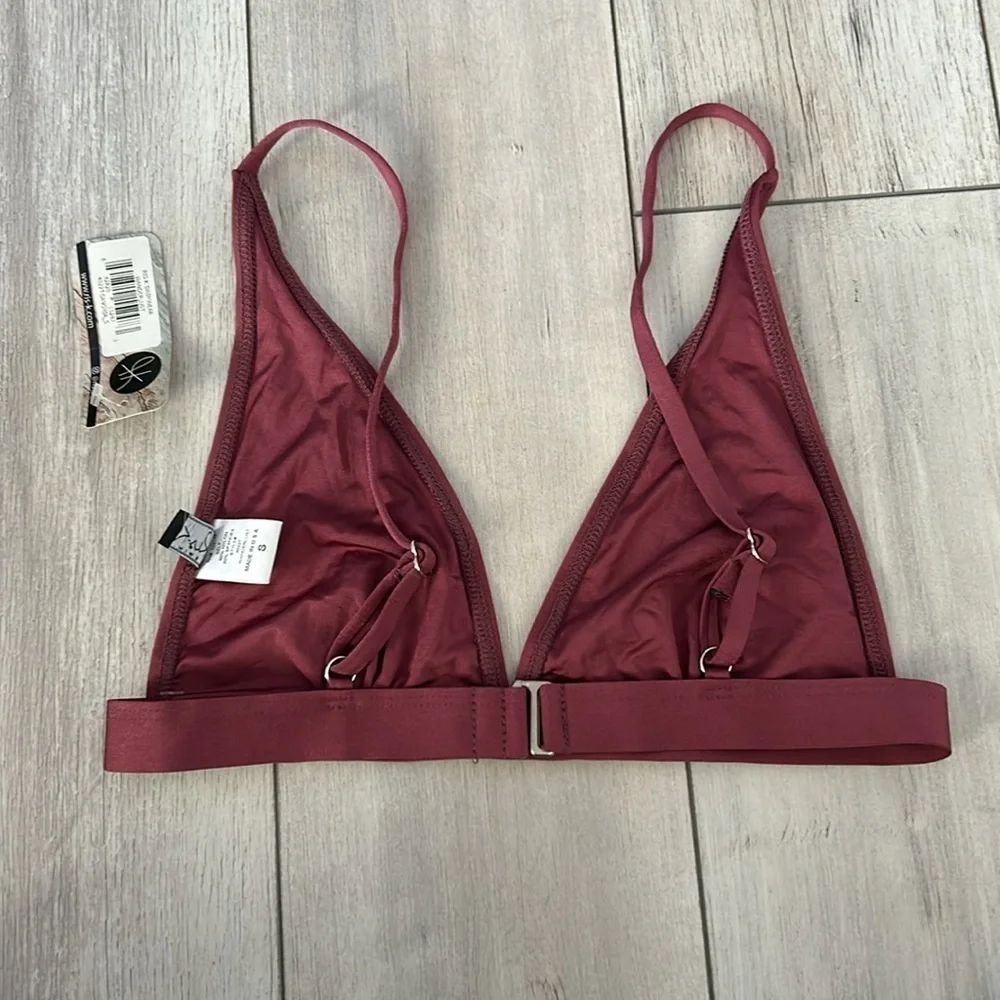 Ris-K Dippin' Daisy's Wanderlust Sangria bikini top size S swim swimsuit